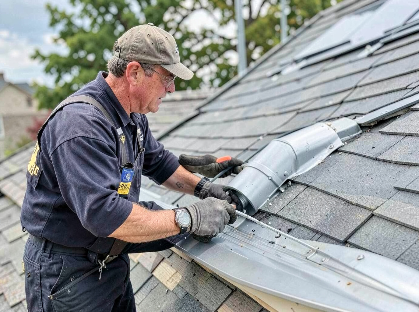 Roof Vent & Pipe Boot Repair in Lawrence